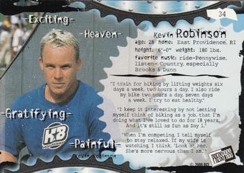 2000 Press Pass Rage Extreme Sports #34 Kevin Robinson Back